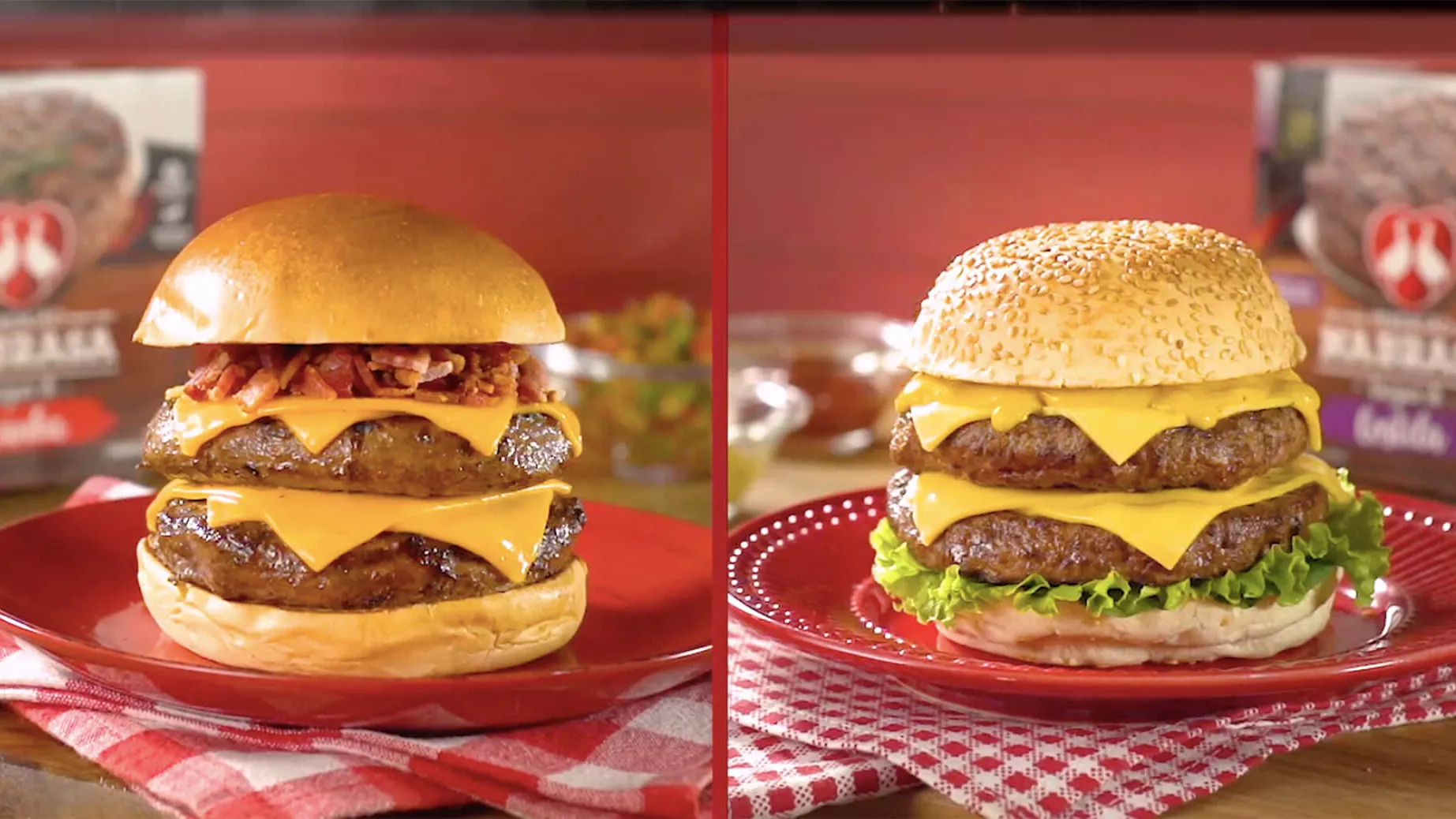 foto da receita Hambúrgueres suculentos Perdigão Na Brasa