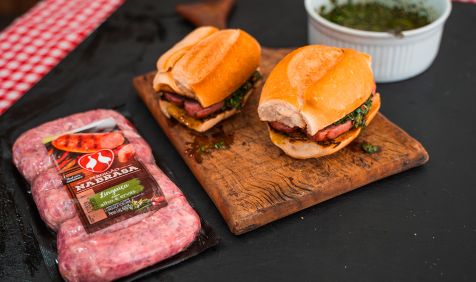 Choripan com Linguiça Toscana