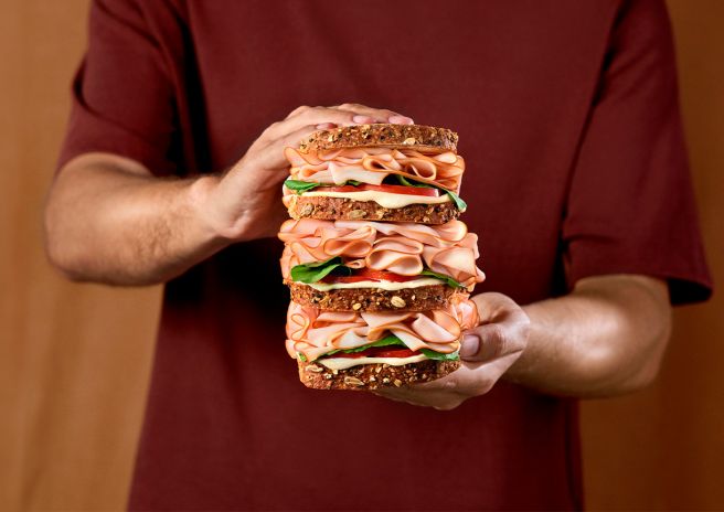 Sanduiche natural de Peito de Frango Ouro Perdigão