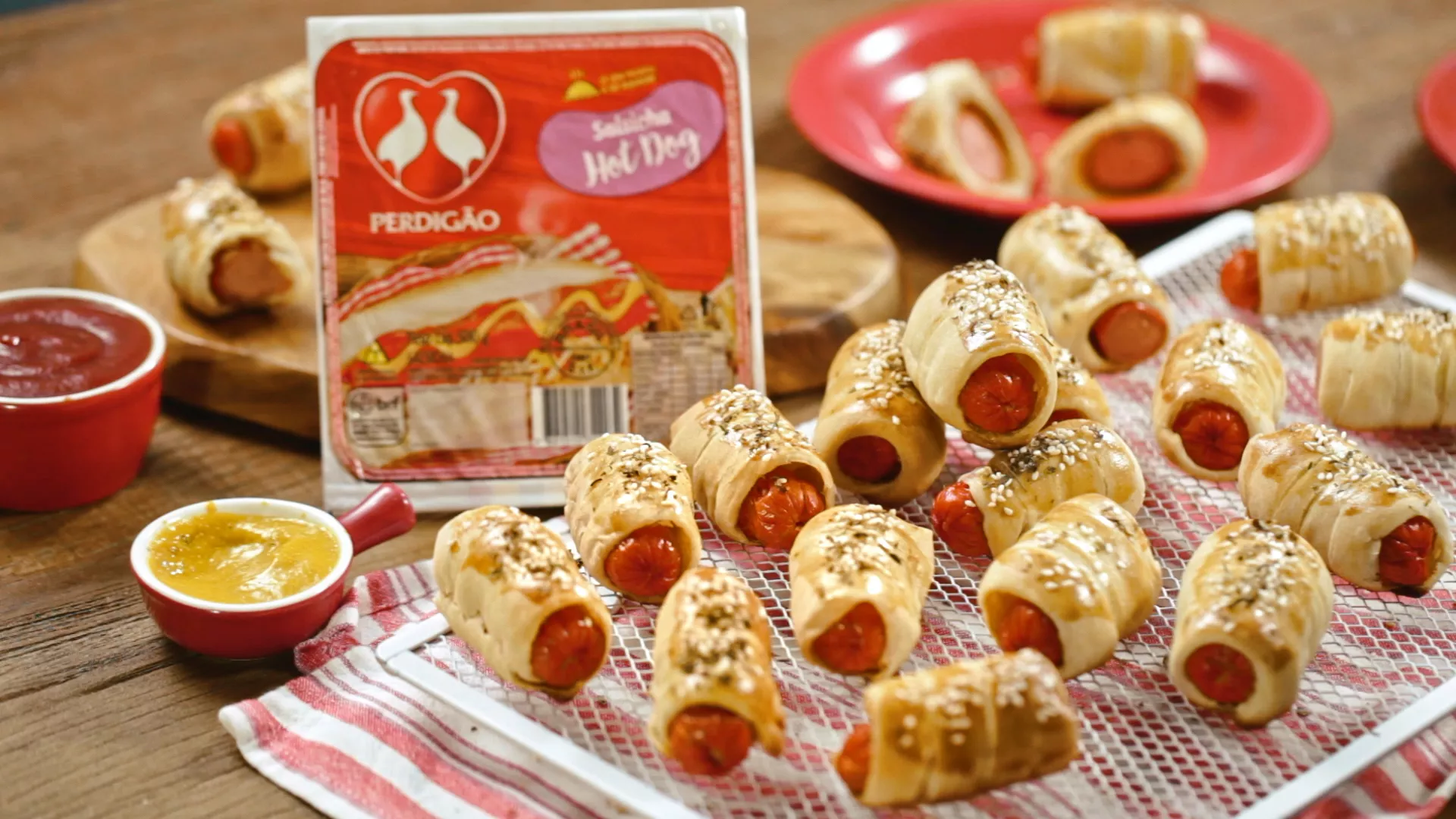 foto da receita Enroladinho de salsicha