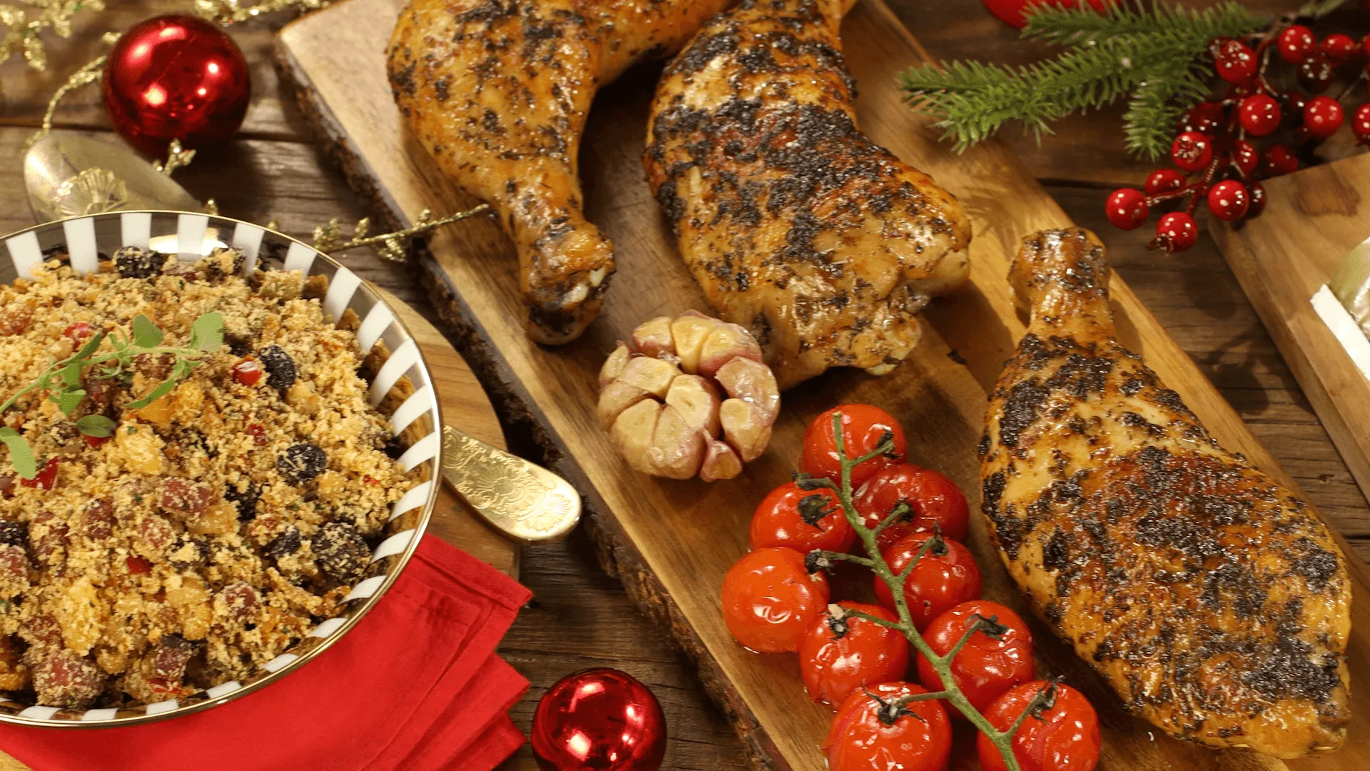 foto da receita Coxa e Sobrecoxa Chester Perdigão Na Brasa com Molho de Ervas