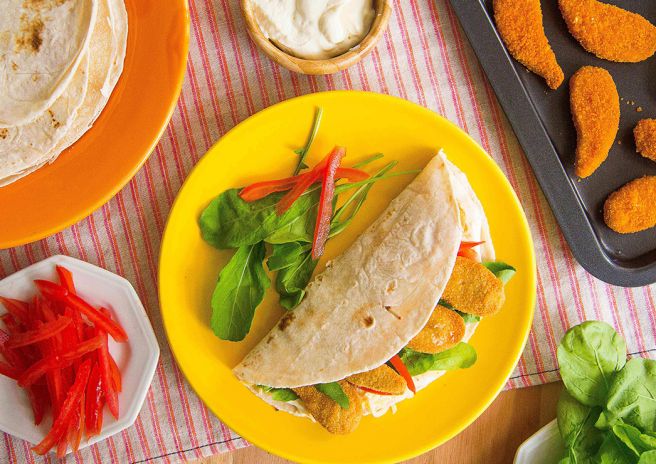 Taco com Mini Chicken