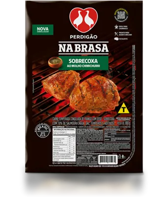 Sobrecoxa Temperada ao Molho Chimichurri Na Brasa 800g