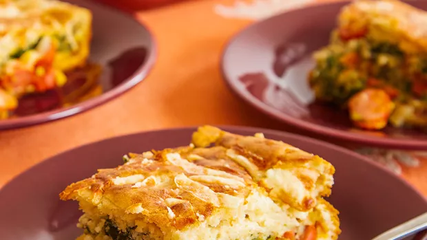 foto da receita Torta de Liquidificador de Salsicha e Escarola