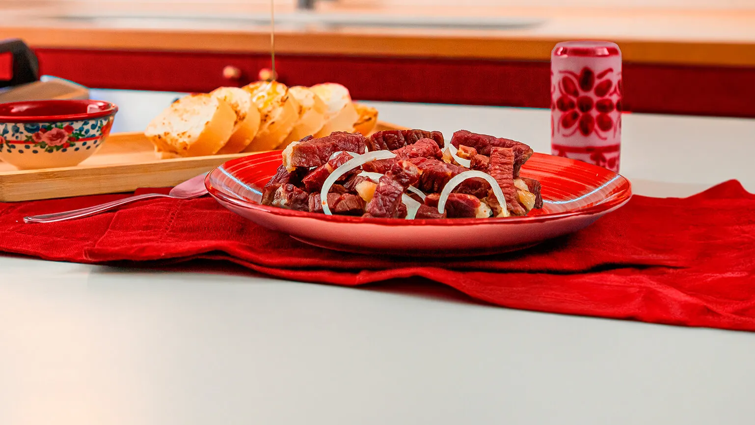 foto da receita Jerked Beef Acebolado