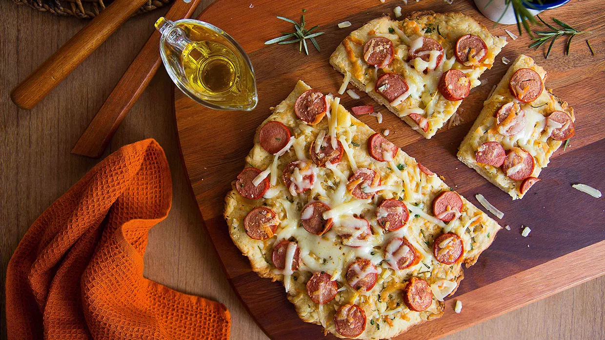 foto da receita Pão Especial de Salsicha