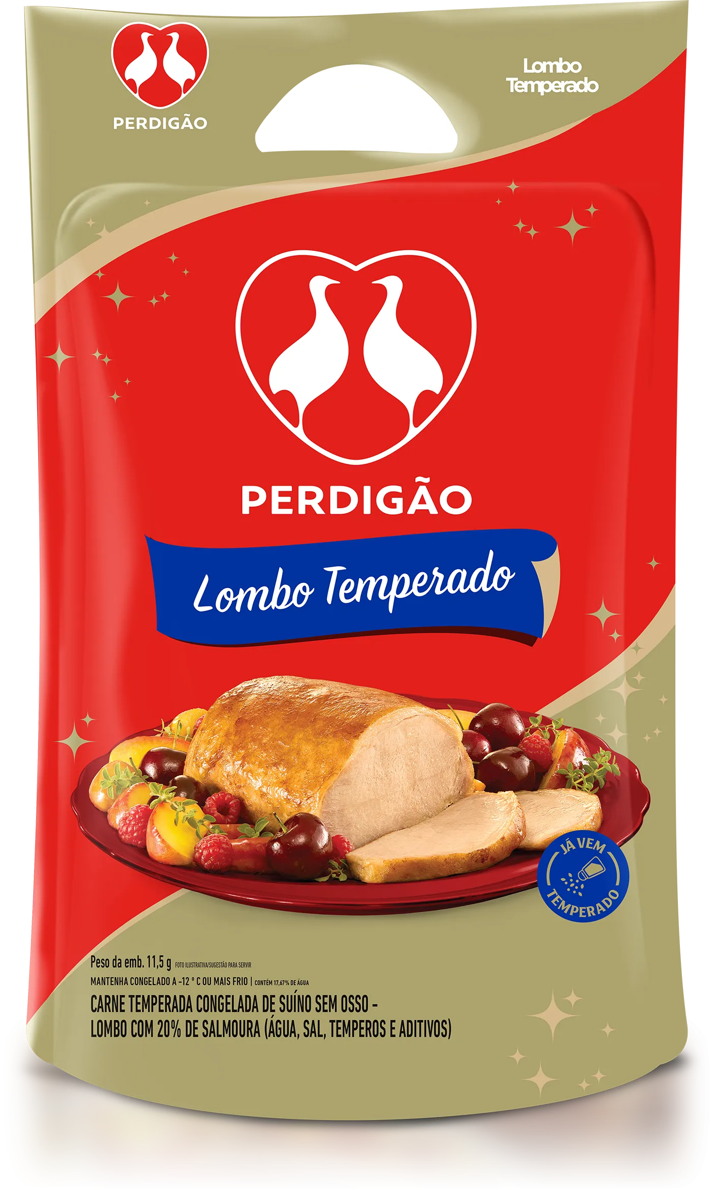 Lombo Suíno Temperado