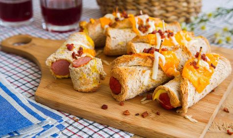 Enroladinho Prático de Salsicha