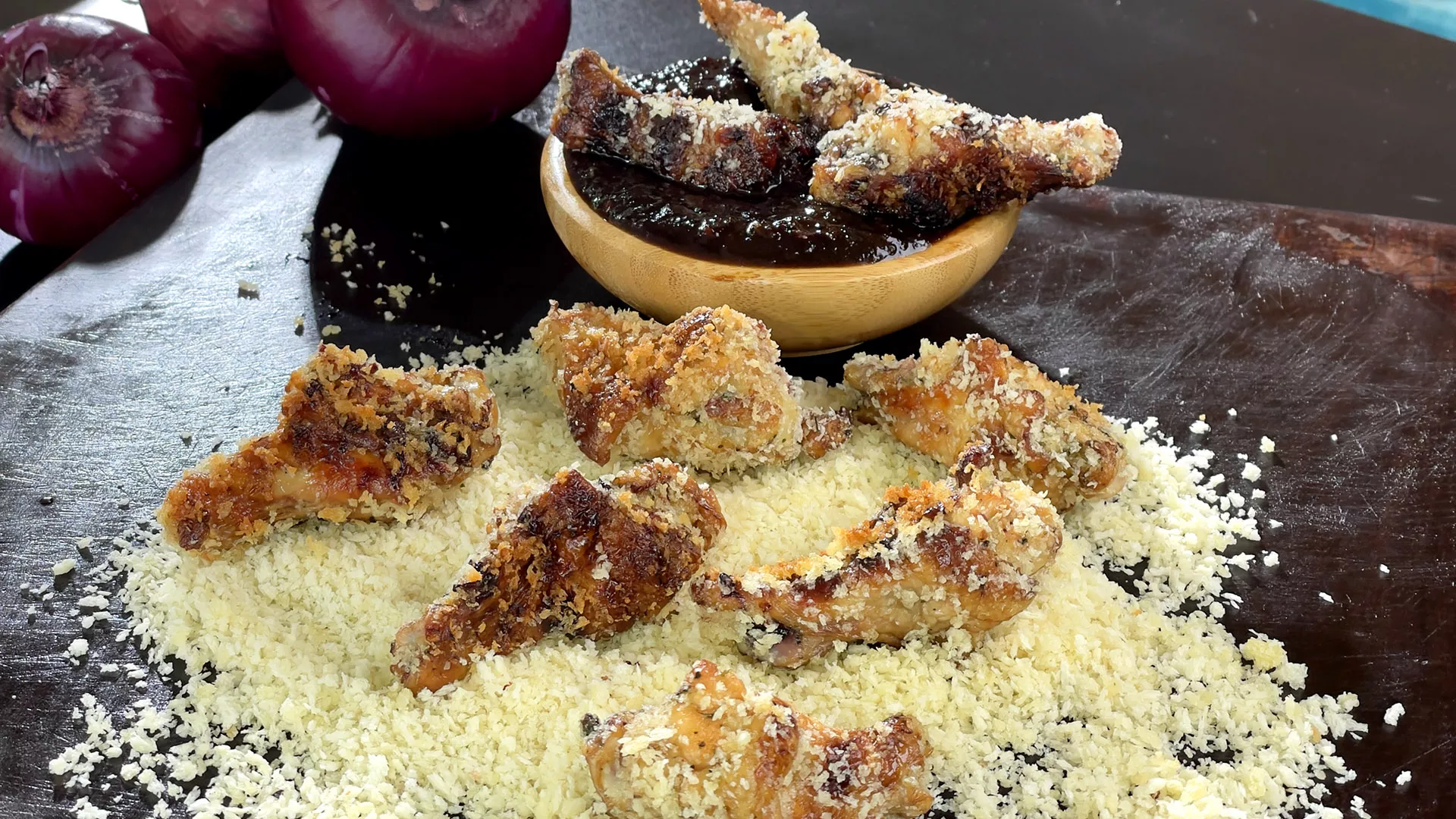 foto da receita Coxinha da Asa empanada com Queijo Coalho