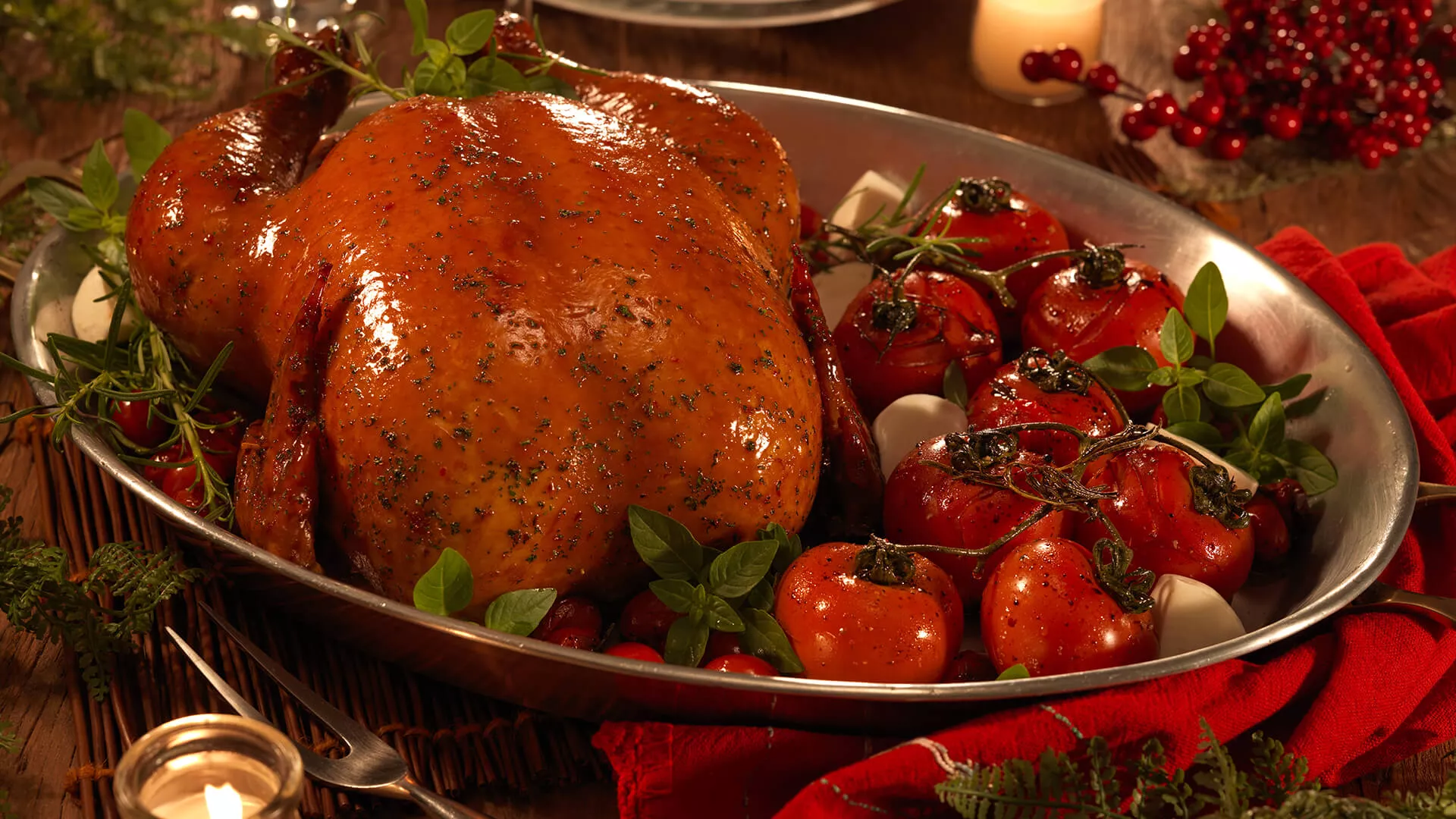 foto da receita Chester Azeite Ervas com Tomates Confitado e Mussarela de búfala