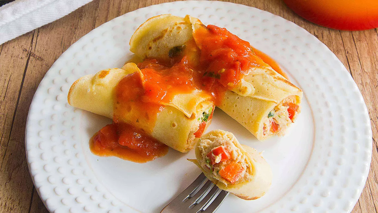 foto da receita Panquecas de Frango