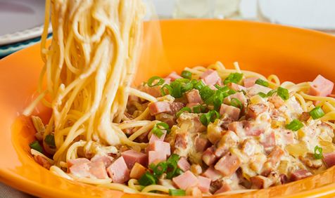 Carbonara Especial com Presunto