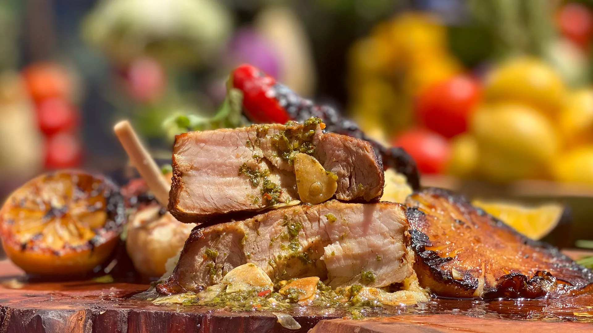 foto da receita Copa Lombo Perdigão Na Brasa Assada na pedra do Rio São Miguel