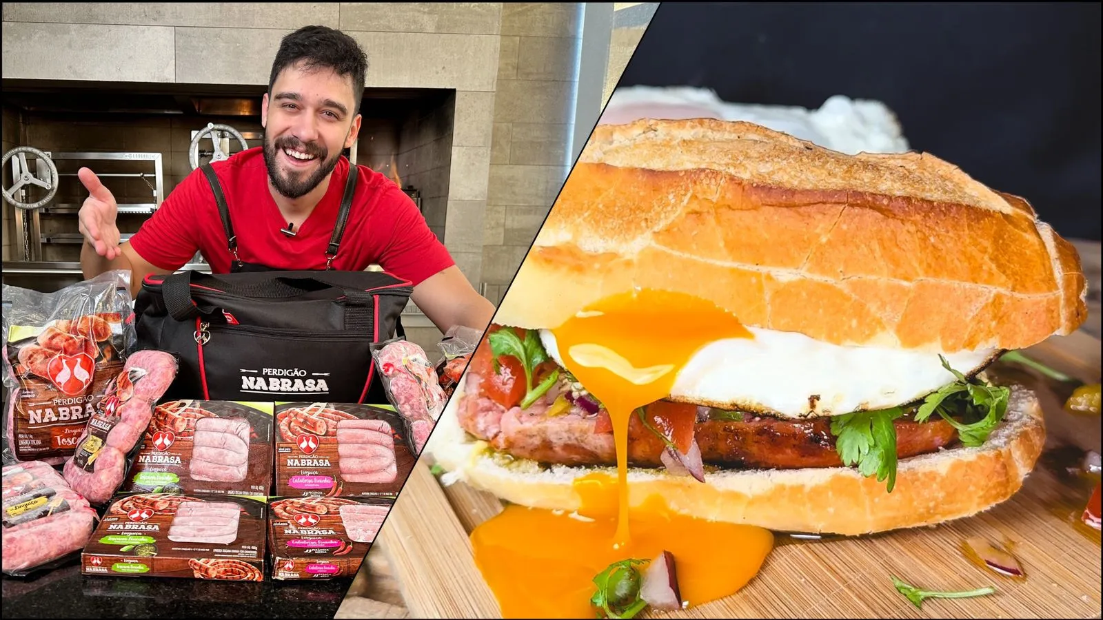 foto da receita Choripan a Cavalo com Linguiça Toscana Perdigão Na Brasa