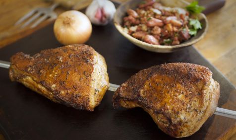 Picanha Suína com Paçoca de Pinhão