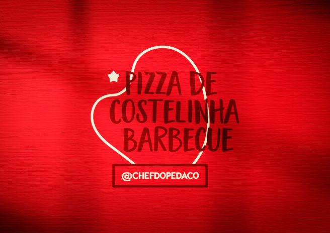 Pizza de costelinha barbecue