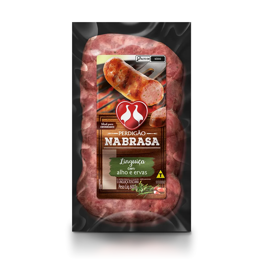 Linguiça Toscana com Alho e Ervas Perdigão Na Brasa 400g
