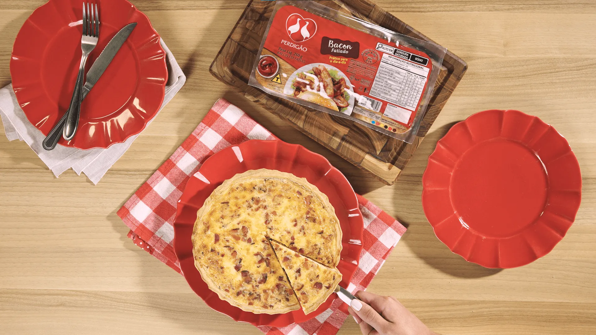 foto da receita Quiche de Bacon Perdigão