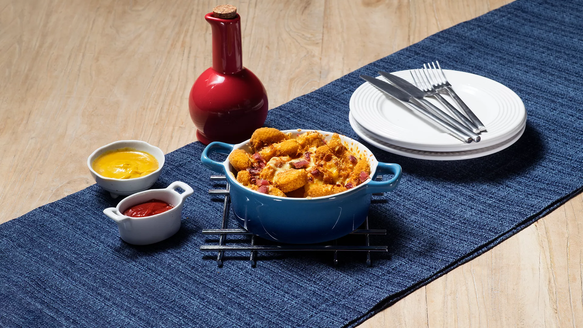 foto da receita Mini Chicken Gratinado com Crispy de Salame