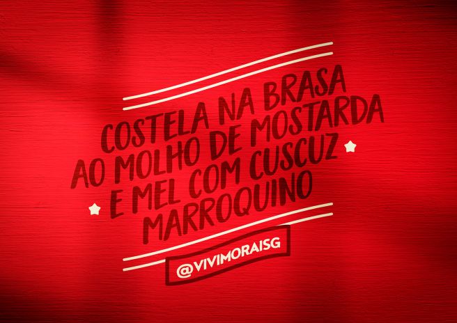 Costela Na Brasa ao molho de mostarda e mel com cuscuz marroquino