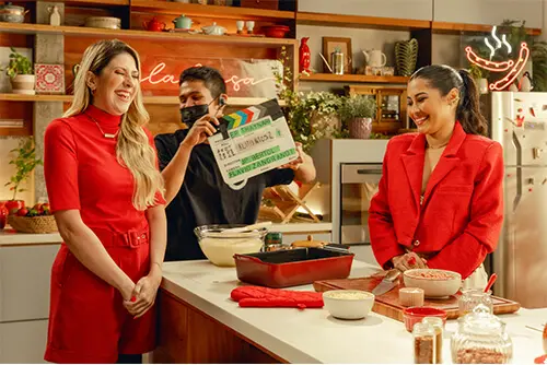 Foto do Making OF
