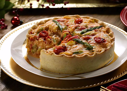 Quiche Natalina de Chester